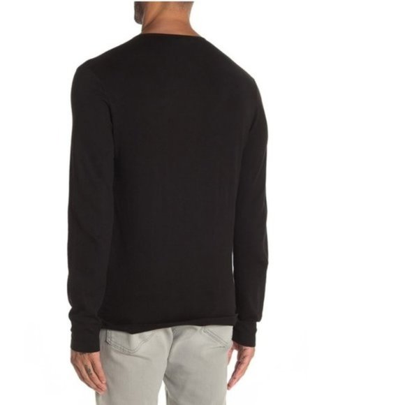 John Varvatos Star USA Henley Sweater - Picture 2 of 6
